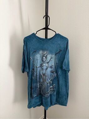 The Mountain Teal Men's Short-Sleeve Graphic T-Shirt